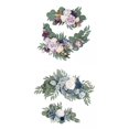 thumbnail image 1 of Botín artificial para Bodas Macarena Púrpura Beige Blanco Azul Corona colgante de puerta delantera, 1 of 8