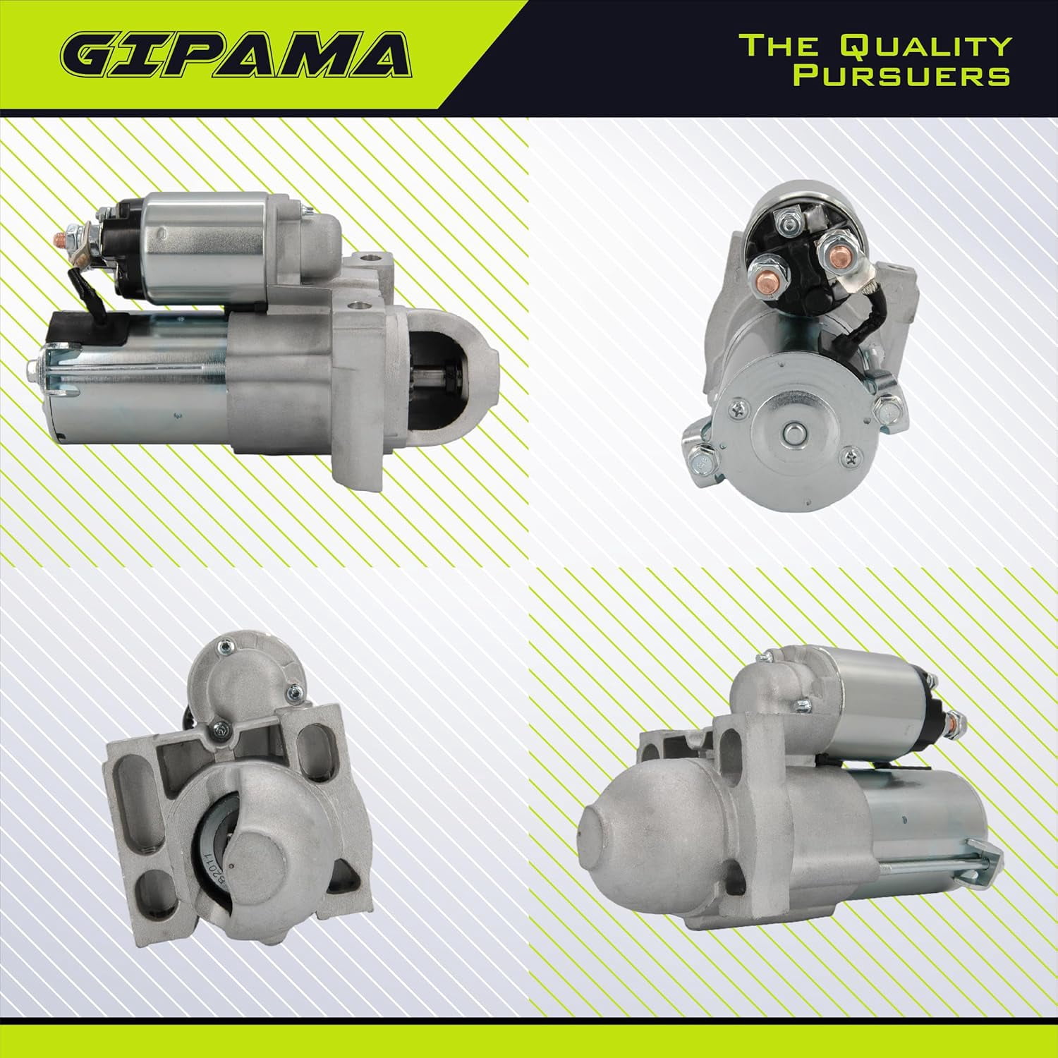 6494 Starter Compatible with 2003-2008 Buick Cadillac Chevrolet GMC Isuzu SAAB 4.8L 5.3L 03 04 05 06 07 08, V8 Gas Engin, 89018123 8000045 410-12257 SDR0270, Starter Motor 6494N