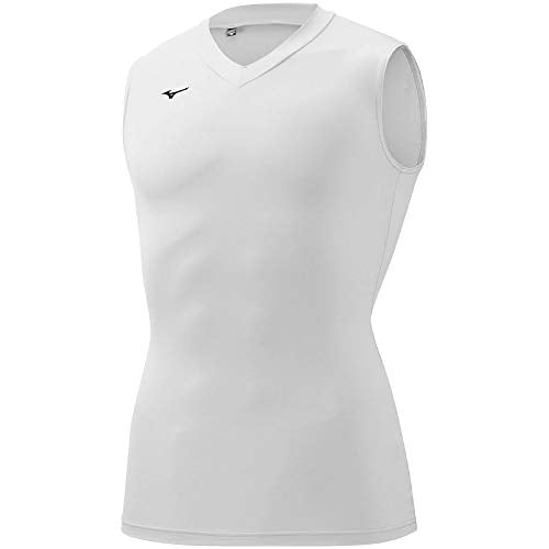 verlangen van zeven Mizuno Training Wear, Compression, Dry Accel Bio Gear Shirt, V-Neck,  Sleeveless, Sweat Absorbent, Quick Drying, Stretch, UV Protection, Men's,  2021 Model, White (Matte) XL - Walmart.com