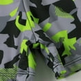 thumbnail image 6 of LYMAYTER 7-11 Years Boys Swimsuits Outfit Cartoon Printed Long Sleeve Swimwear Tops and Flat Angle Shorts 2PCS Set for Kids Summer Bathing Suit, 6 of 8