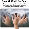 thumbnail image 5 of Gaming Mouse Pad - Green XXL Non-Slip Rubber Base 35.4" X 15.7" for Game Office, Park Nature Mountain Trees Mist, 5 of 7