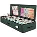 thumbnail image 3 of ZOBER Wrapping Paper Storage Containers - 40 Inch Gift Wrapping Organizer Storage W/Interior Pockets - Fits 20 Standard Rolls of Wrapping Paper, Bows, and Ribbons, 3 of 4