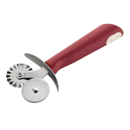 Cake Boss Stainless Steel Tools and Gadgets Double Pastry Wheel,