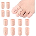 thumbnail image 1 of 12pcs Toe Protectors Breathable, Silicone Toe Caps To Cushion Toe Blister With Holes For Stop Toe Pain, 1 of 5
