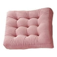 thumbnail image 1 of Cojín con mechones engrosados, cojín cuadrado sólido, cojín para silla de pana, cojín para asiento suave, 1 of 5