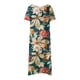 thumbnail image 3 of WILLBEST Vestidos de Algodon Vestido para Mujer Casual Cuello En V Manga Corta Bragueta con Botones Vestido Estampado Floral con Bolsillo Vestido Largo Casual Maxi Mediana​​, 3 of 3