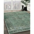 thumbnail image 3 of Ahgly Company Machine Washable Indoor Rectangle Traditional Dark Sea Green Area Rugs, 2' x 3', 3 of 7