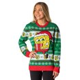 thumbnail image 4 of SpongeBob SquarePants Men's Santa SpongeBob And Ornaments Ugly Sweater Knit Pullover, 4 of 4