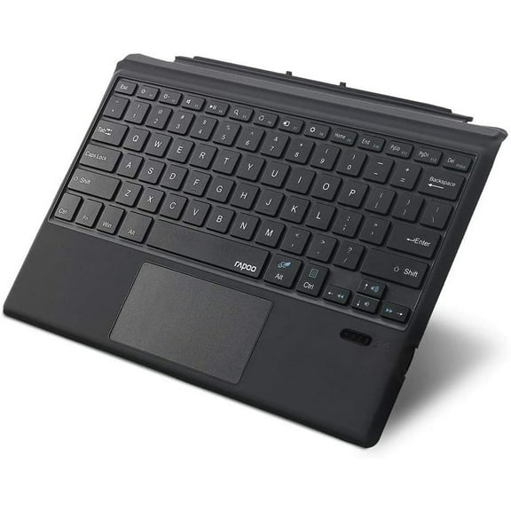 RAPOO XK200S Bluetooth Computer Keyboard with Trackpad, Black