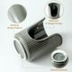 thumbnail image 3 of Dispensador de vasos Dobbyby Ceramic Bathroom para vasos de 90 a 120 ml, color gris, 3 of 8