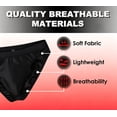thumbnail image 3 of Kudavo Men's Bikini Underwear - 6 Pack Ice Silk Briefs, 3 of 7