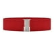 thumbnail image 1 of Cinturón elástico ancho para mujer, moda con hebilla de metal, cintura informal para mujer Rojo, 1 of 9