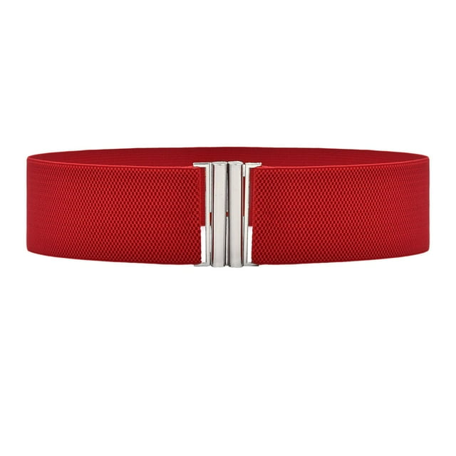 Cinturón elástico para mujer Strade Fareast Limited Rojo 68 cm x 6 cm