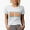 White, variant on New York, US or USA State Themed, Groovy Retro Wavy Text Merch Gift, Tan T-Shirt, Large