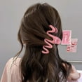 thumbnail image 4 of Eoperou Hair Claw Clip Wavy Candy Color Non Slip Strong Hold Elegant Large Women Long Thick Thin Curly Hair Clamp Fashion Hair Accessories, 4 of 8
