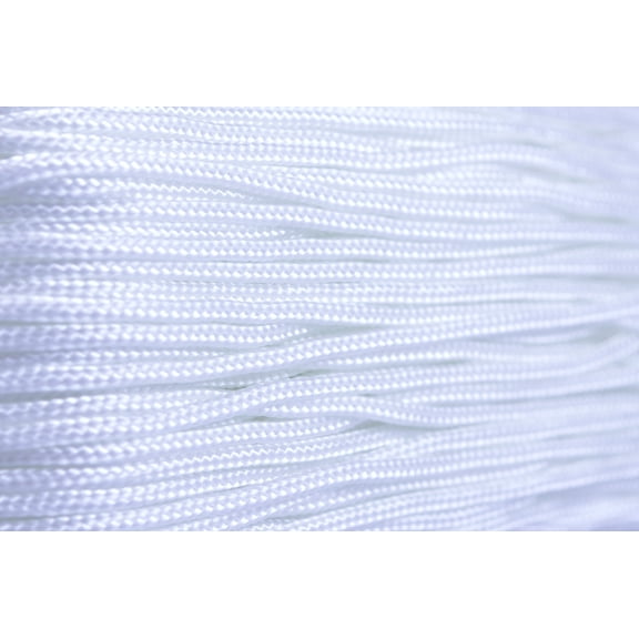 95 Cord - White - Type 1 Cord - 100 Feet on Plastic Winder - Bored Paracord Brand
