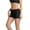 Black, variant on FCLoft Women's Period Boxer Underwear, Absorbent Cotton Boyshorts 1 Pack For Day & Night