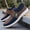 Khaki, variant on Men's Solid Lace-Up Casual Sneakers - Lightweight Breathable Fabric Upper & Daily Wear - Navy Blue, Daily Wear Footwear & PU Sole, Low-Top Round Toe for All-Season Training, Hiking, Outdoor