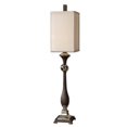 thumbnail image 2 of Uttermost Valstrona Poli Nickel Buffet Lampe en Noir Rouillé Texturé, 2 of 2