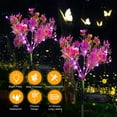 thumbnail image 5 of OriginalSourcing Solar Phalaenopsis Garden Lights Outdoor Decorative, Outdoor Solar Flower Lights for Patio, Garden, Yard, Lawn, Pathway 4th of July Decorations, 4Pcs Purple, 5 of 10