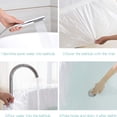 thumbnail image 3 of 10 Pack Disposable Bathtub Cover Liner,Topboutique Transparent Thickened Plastic Bathtub Bag,Large Size Bathtub Lining Plastic Bag Cover for Traveling,Household,Hotel,Salon,Emergency Water Storage, 3 of 8