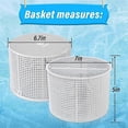 thumbnail image 2 of Skimmer Basket Remove Leaves Skimmer Filter Basket for Swimming Pool for Pond for SPX1082 B-152, 2 of 5
