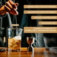 thumbnail image 5 of Bull in China Premium Cocktail Stirred Kit: Unleash Your Inner Bartender! | Flagship Mixing Glass, Stainless Steel 12 inch Teardrop Barspoon, Hammered Bell Jigger and Hawthorne Strainer, 5 of 8