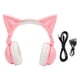 thumbnail image 2 of Auricular, Sonido Estéreo del Oído Gato auriculares de alta sensibilidad auricular lindo micrófono incorporable cable LED de 3,5 mm, 2 of 7