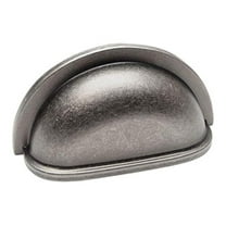 10 Pack 4310WN Weathered Cabinet Bin Cup Drawer Handle Pull - 3" Inch (76mm) Hole Centers