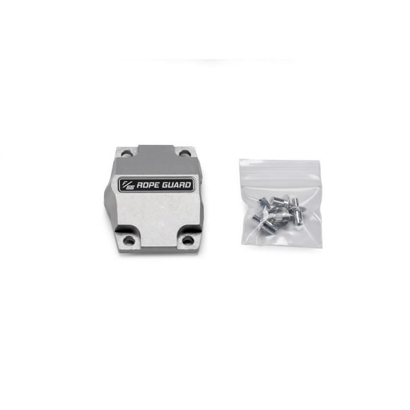 Factor 55 Winch Cable Protector Plate 00380 Rope Guard; For Use With Flatlink/Flatlink E/Flatlink Multimount/Flat Splicer Series; Silver; Aluminum