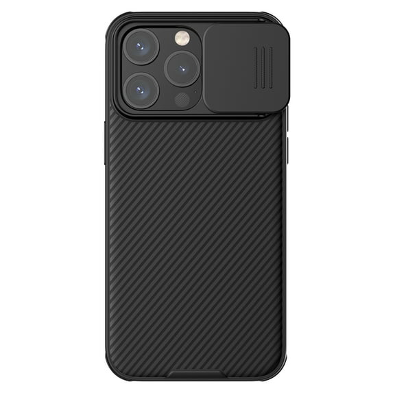 Allytech Magnetic Case for iPhone 15 Pro Max, Compatible with MagSafe, CamShield Pro Ultra Thin Shockproof Anti-Slip Case with Sliding Camera Cover for iPhone 15 Pro Max - Black