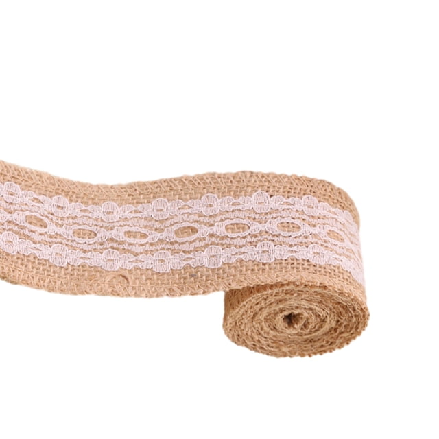 Billuyoard Accesorio decorativo DIY, exquisitos accesorios de lino para vacaciones, suelo de fiesta, tela de encaje, suministros para el hogar, Kits de decoración para fiestas