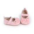 thumbnail image 5 of Yoyauz Baby Girl Mary Jane Shoes Anti Slip Rubber Sole Ballet Slippers Princess Dress Wedding Shoes Newborn Kids Shoes Toddler Shoes（0-12 Month）, 5 of 10