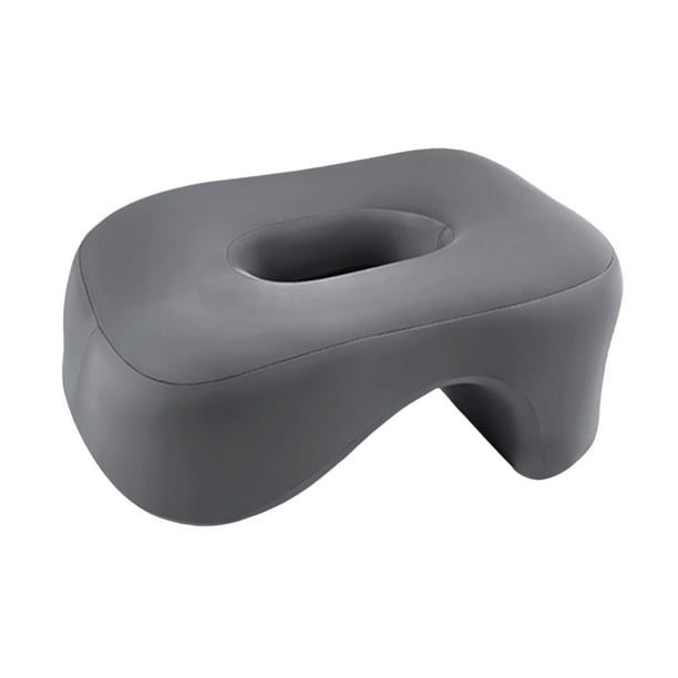 Almohada para dormir la siesta en la oficina Macarena Almohada para la cara Cómoda Almohada de escritorio Ligera de apoyo para el cuello Gris oscuro 35 cm x 23 cm x 15 cm