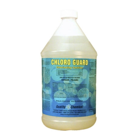 Chloro-Guard Sanitizer - 1 gallon (128 oz.) (Best Chlorine For Vinyl Pools)