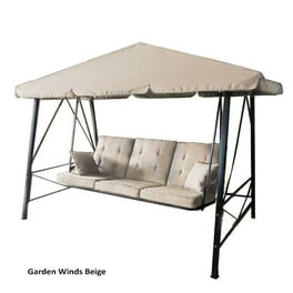 Better Homes Gardens Sullivan Pointe Gazebo Porch Swing Bed Seats 3 Green Walmart