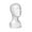 White-12.2inch, variant on 9.84" Foam Wig Head - Female Foam Mannequin Wig Stand and Holder for Style, Model And Display Hair, Hats and Hairpieces, Mask - for Home, Salon and Travel
