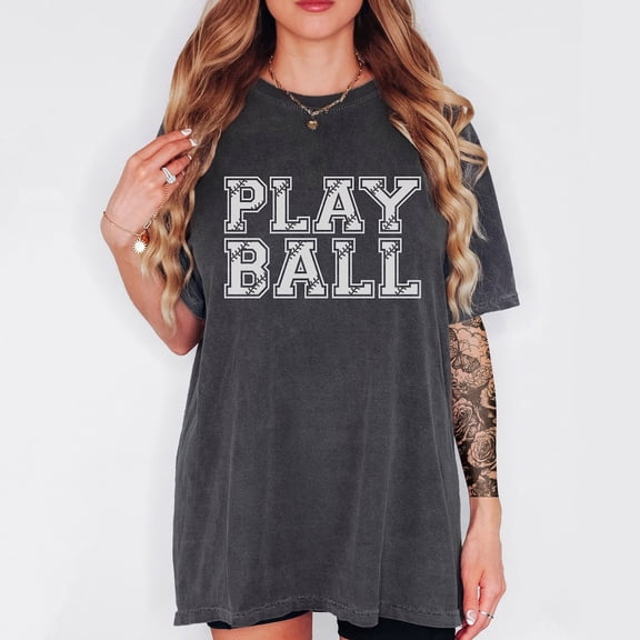 Play Ball Shirt, Game Day Shirt, Baseball Mom Shirt, Baseball Mama T Shirt, Baseball Season, Game Day, Trendy Varsity Sports Mom Shirt Tshirt All Size S-5XL