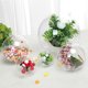 thumbnail image 5 of Bola de Navidad transparente rellenable de plástico de 2-20cm, adornos navideños transparentes, adornos colgantes, suministros de decoración del hogar oso de fresa Hogar, 5 of 5