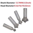 thumbnail image 4 of Industrial Quality Router Bits Shank Router Bit Router Bit Woodworking Hand Making A Drawer 1Pc 9.52M/16/19/22Mm Head Diameter, 4 of 5
