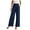 A11 Dark Blue, variant on TrendOFT Womens Wide Leg Dress Pants for Women High Waisted Long Flowy Casual Dressy Trousers with Pockets Dark Blue L