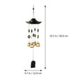 thumbnail image 2 of Brass Wind Chimes Feng Shui Wind Bell Hanging Bell Chimes for Home Garden, 2 of 8