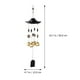 thumbnail image 2 of unbranded Brass Wind Chimes Tradicionales Con Campanas Y Monedas Para En Casa Y Jardín, 2 of 8