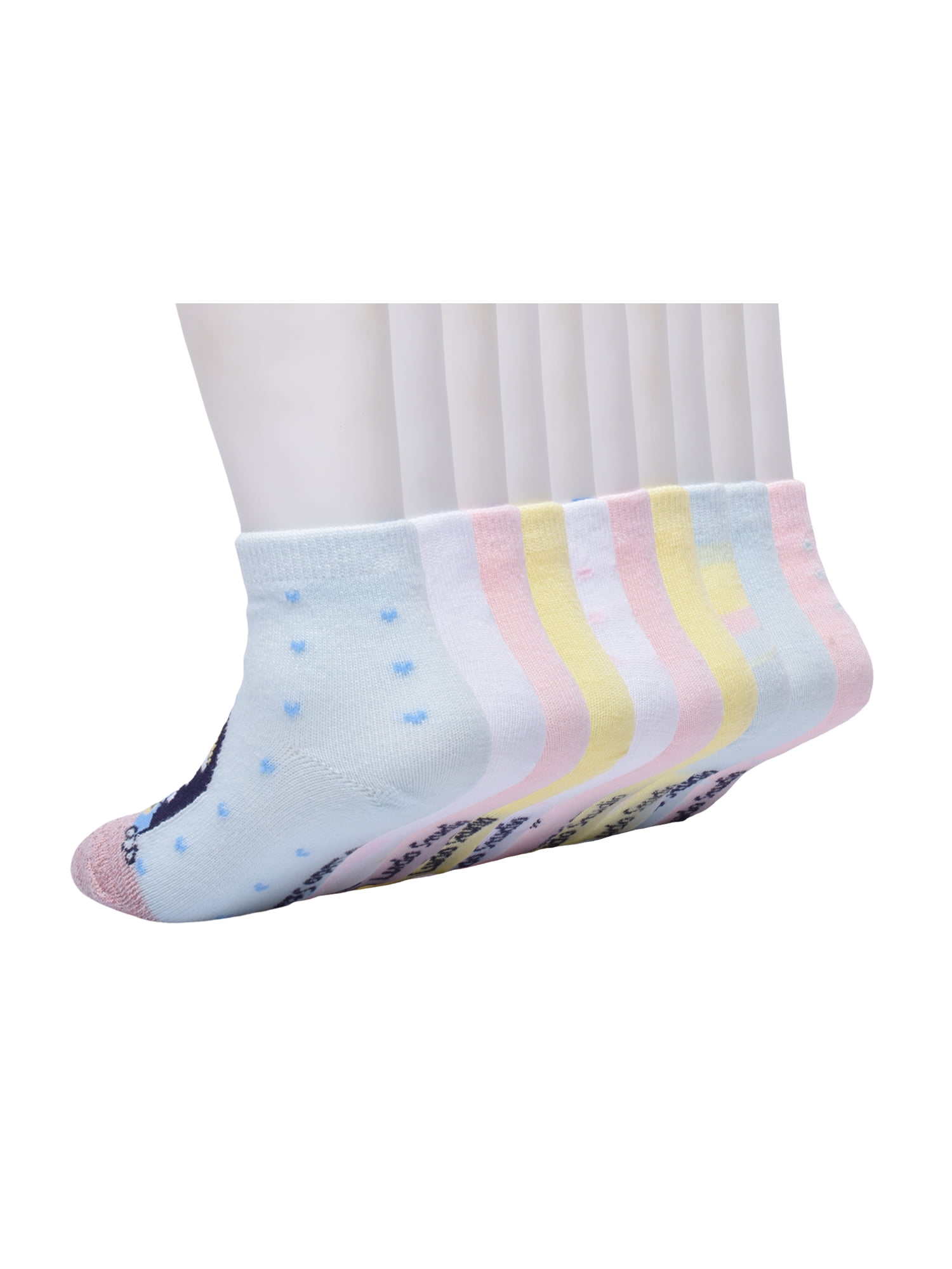 Character Toddler Ankle Socks, 10-pack, Sizes 12M- 5T