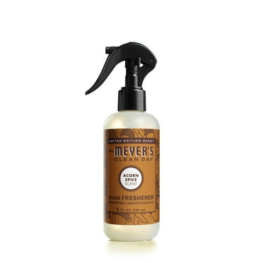 Mrs. Meyer’s Clean Day Room Freshener, Acorn Spice Scent, 8 Ounce Non-Aerosol Spray Bottle