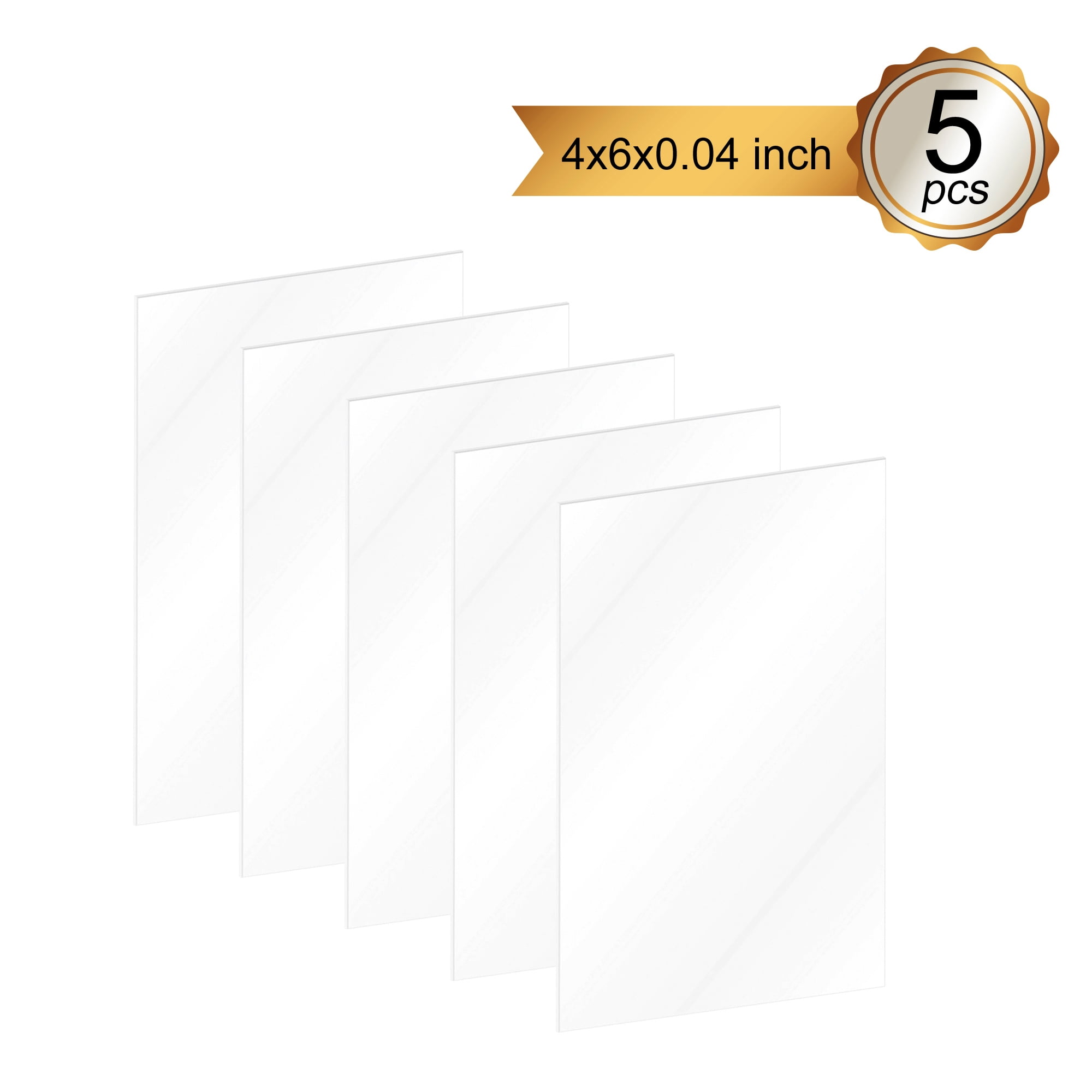 24 Pcs) 4 Mil Blank Stencil Material - Clear Mylar Template Sheets