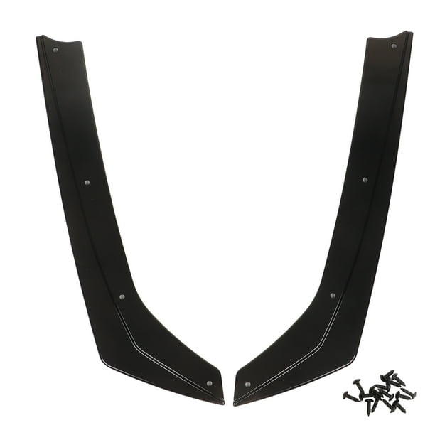 Rear Bumper Spoiler,Gloss Black Rear Bumper Rear Bumper Lip Rear Bumper