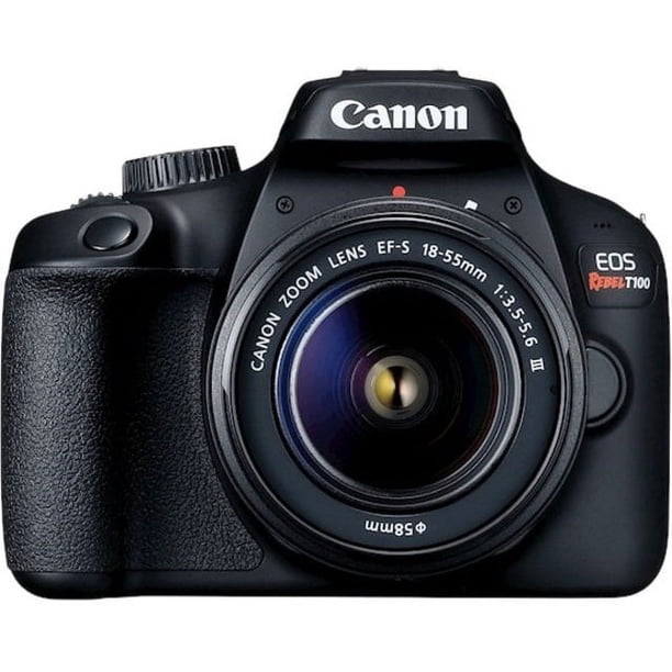 Canon EOS Rebel T100 18 Megapixel Digital SLR Camera with Lens, 18