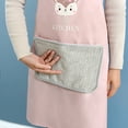 thumbnail image 5 of Clearance Under $5 Kitchen Apron With Hand Wiping Waterproof Oily Apron Housework Cleaning Hanging Neck Apron for Home & Kitchen, 5 of 6