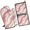 Pink and Gold, variant on Pink and Gold Marble Texture Kitchen Oven Mitt and Pot Holder Sets 2 Pcs for Baking, Cooking and Grilling, Heat Resistant Up To 392 °F